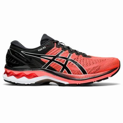 Asics Gel-Kayano 27 Tokyo - Miesten Juoksukengät - Oranssi Punainen/Mustat